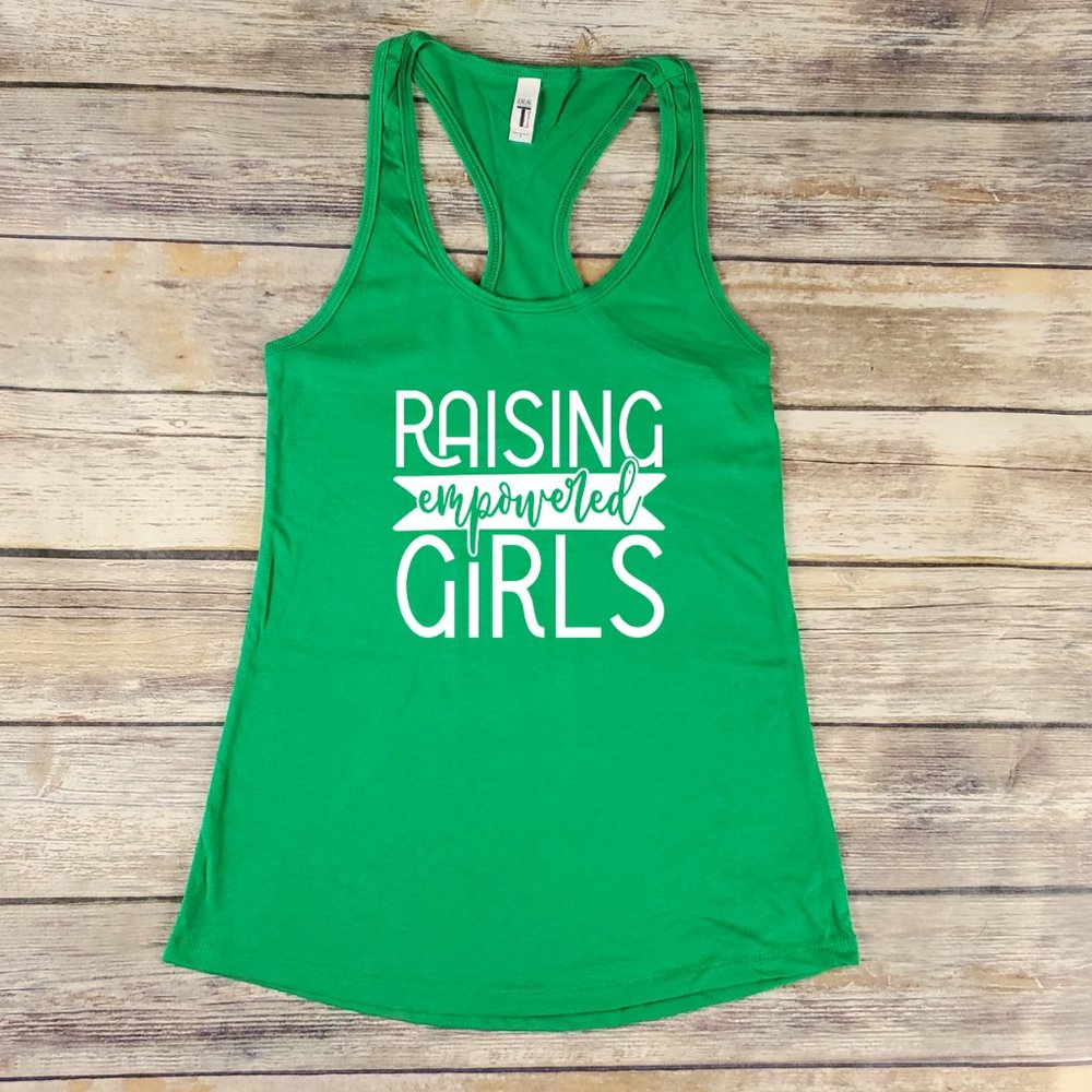 Raising Empowered Girls - Women's fitted tank top